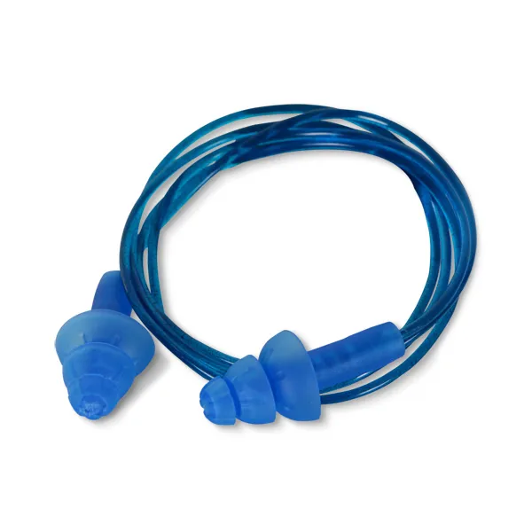 Beeswift QED Corded Detectable Ear Plugs (Box of 200) — Blue